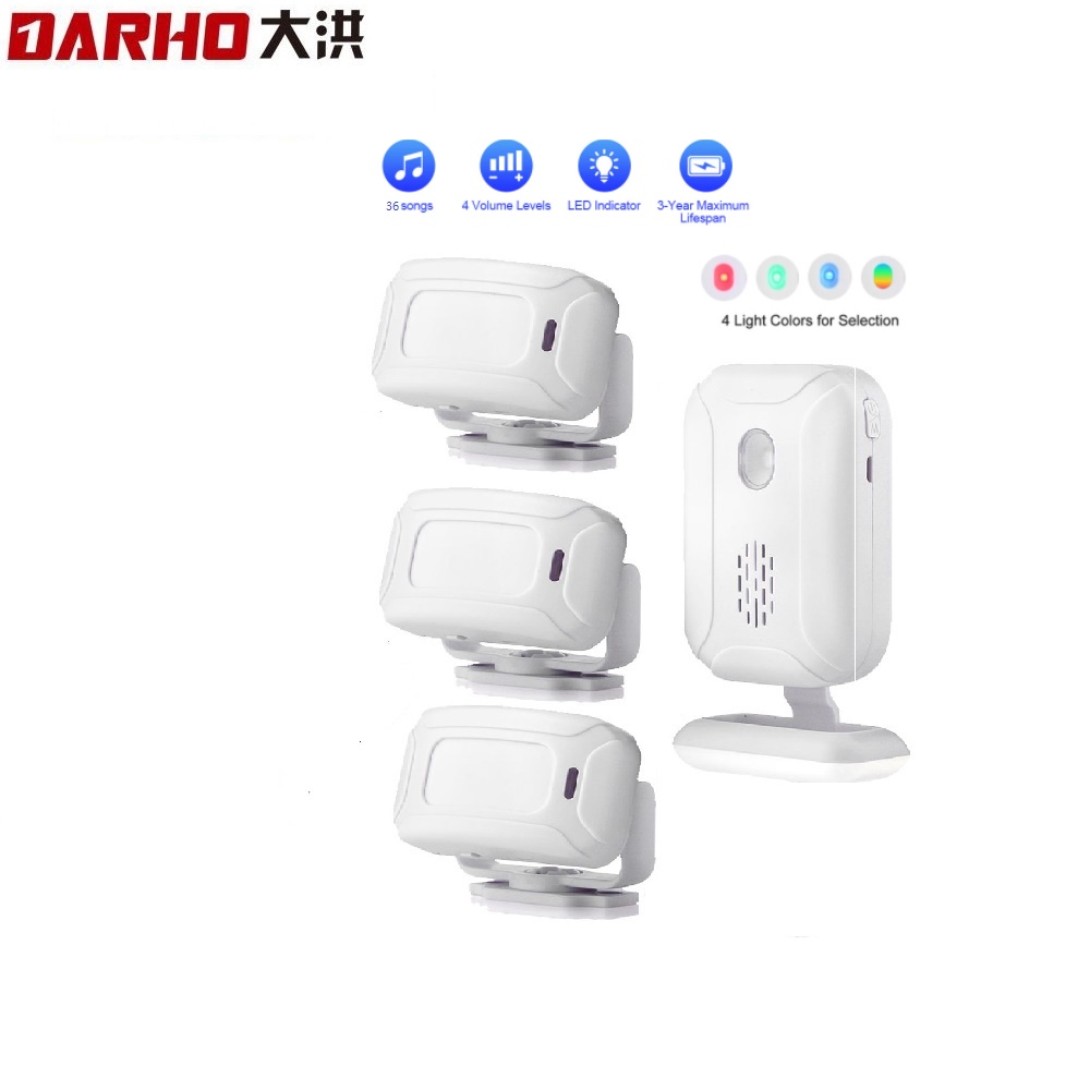 Home Security Beams - Darho Wireless Doorbell 36 Ringtones 4