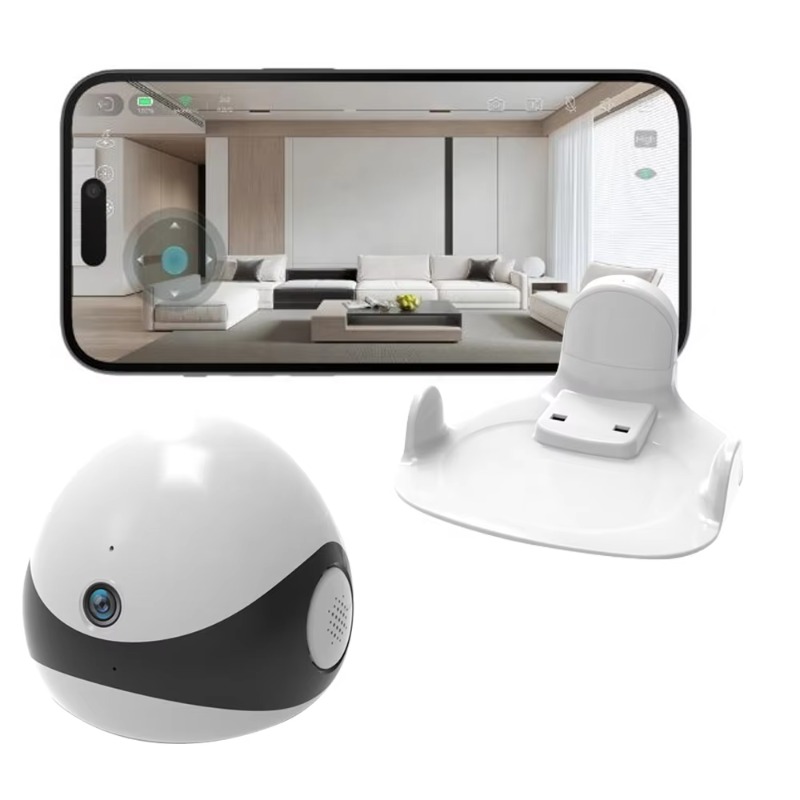 Wireless 2K HD Mobile Pet Comp - Home Security Robot Dog recension och pris