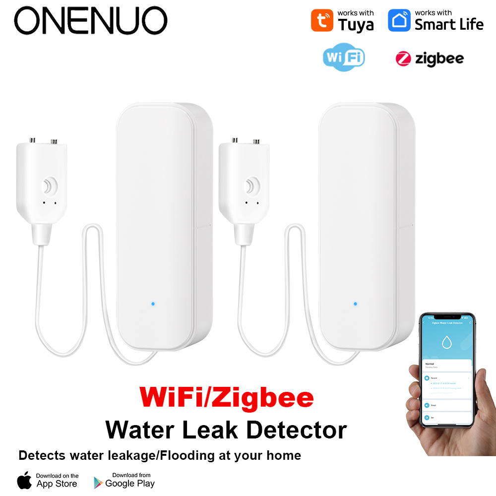 WiFi/Zigbee Water Sensor Tuya - Home Security Equipment recension och pris