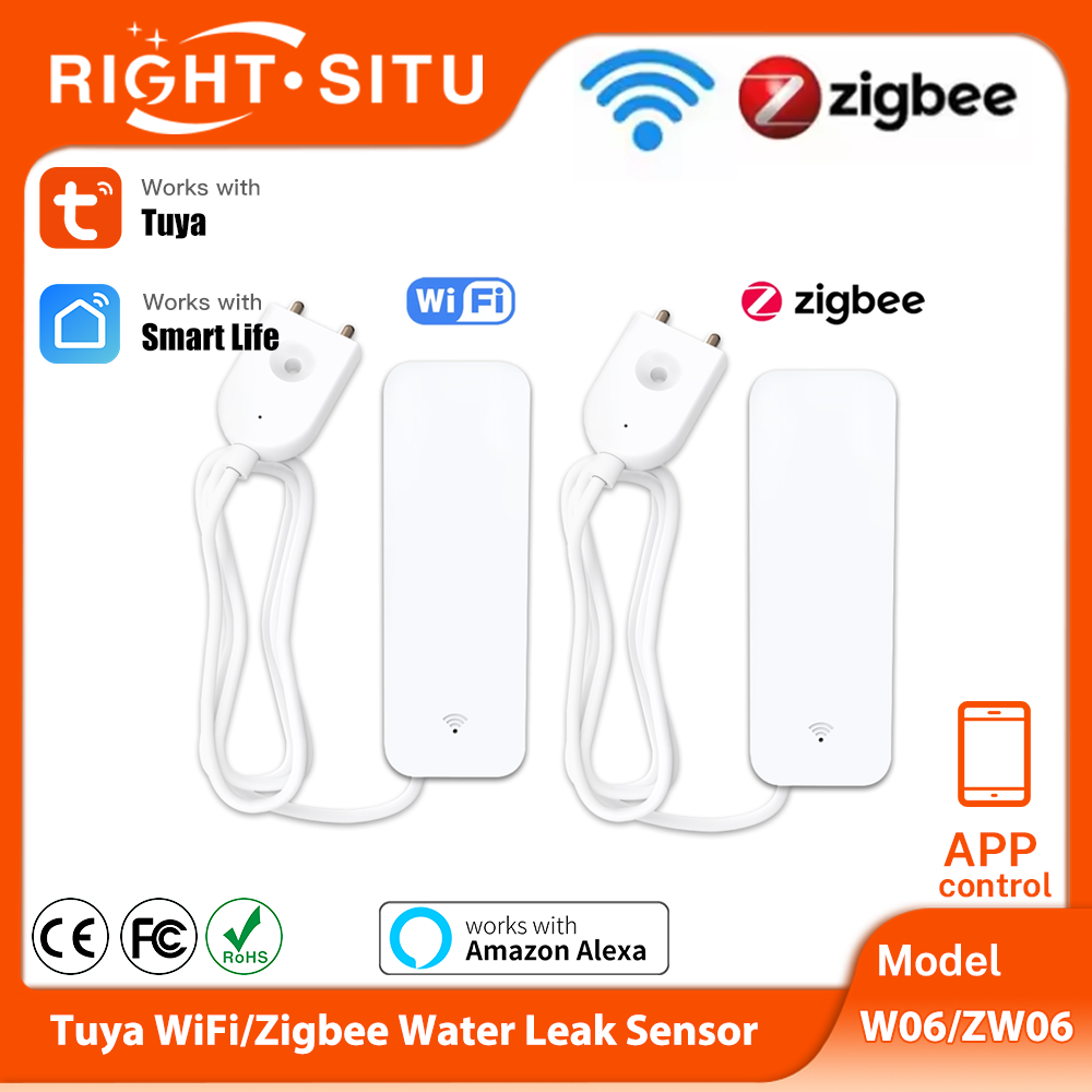Tuya WiFi Zigbee Water Sensor  - Home Security Equipment recension och pris