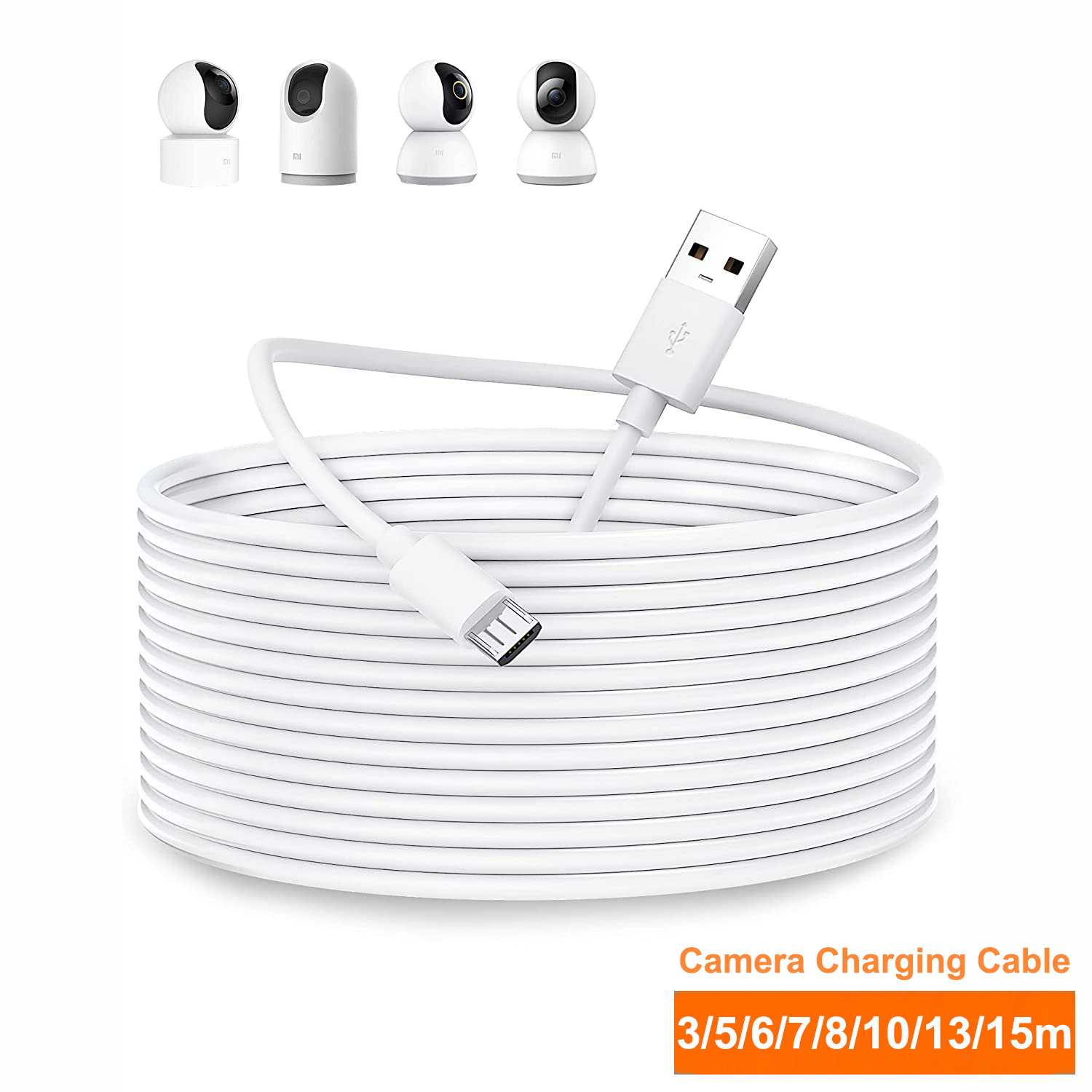 3~13m Micro USB Extension Cabl - Home Security And Camera System recension och pris