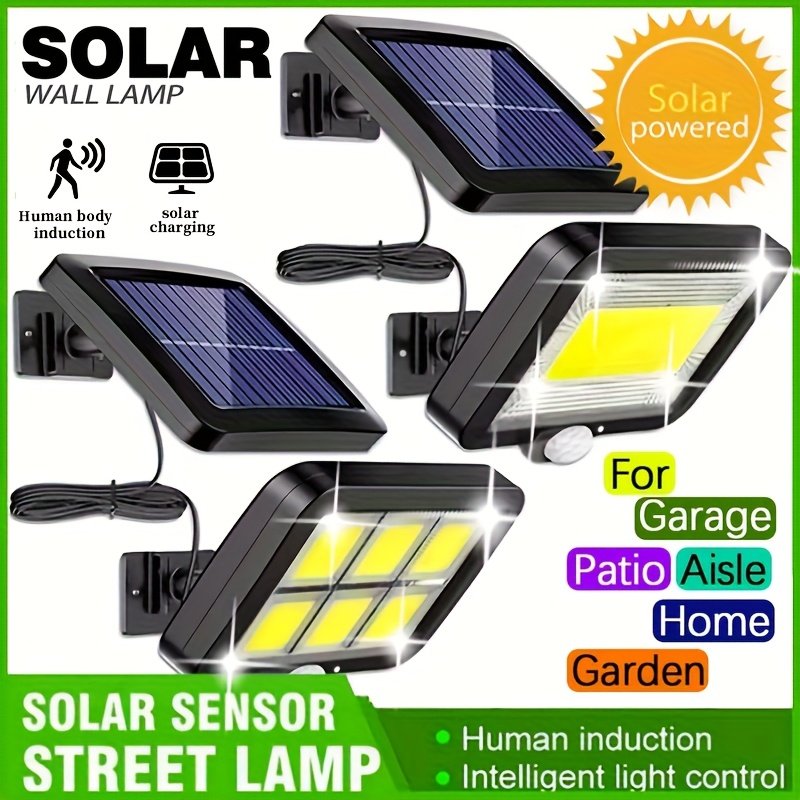 LED Solar Split Wall Lamp Outd - Home Security Flood Lights recension och pris