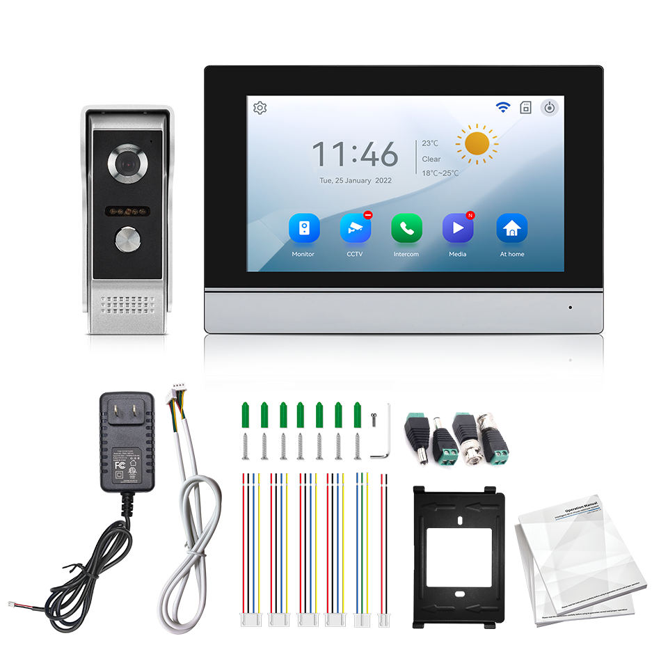 7Inch IPS Screen 2MP  Tuya Rem - Home Security And Camera System recension och pris
