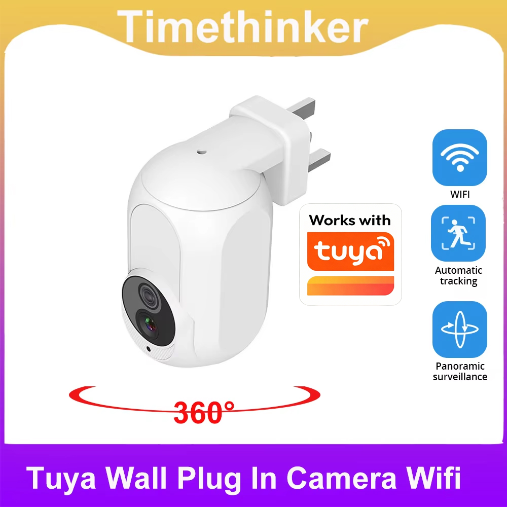 Tuya Wall Plug In Camera Wifi - Home Security Beams recension och pris