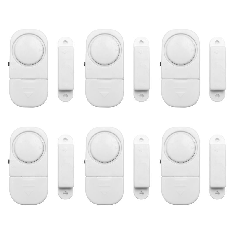 6Sets/Pack Door Window Alarm W - Home Security Diy recension och pris
