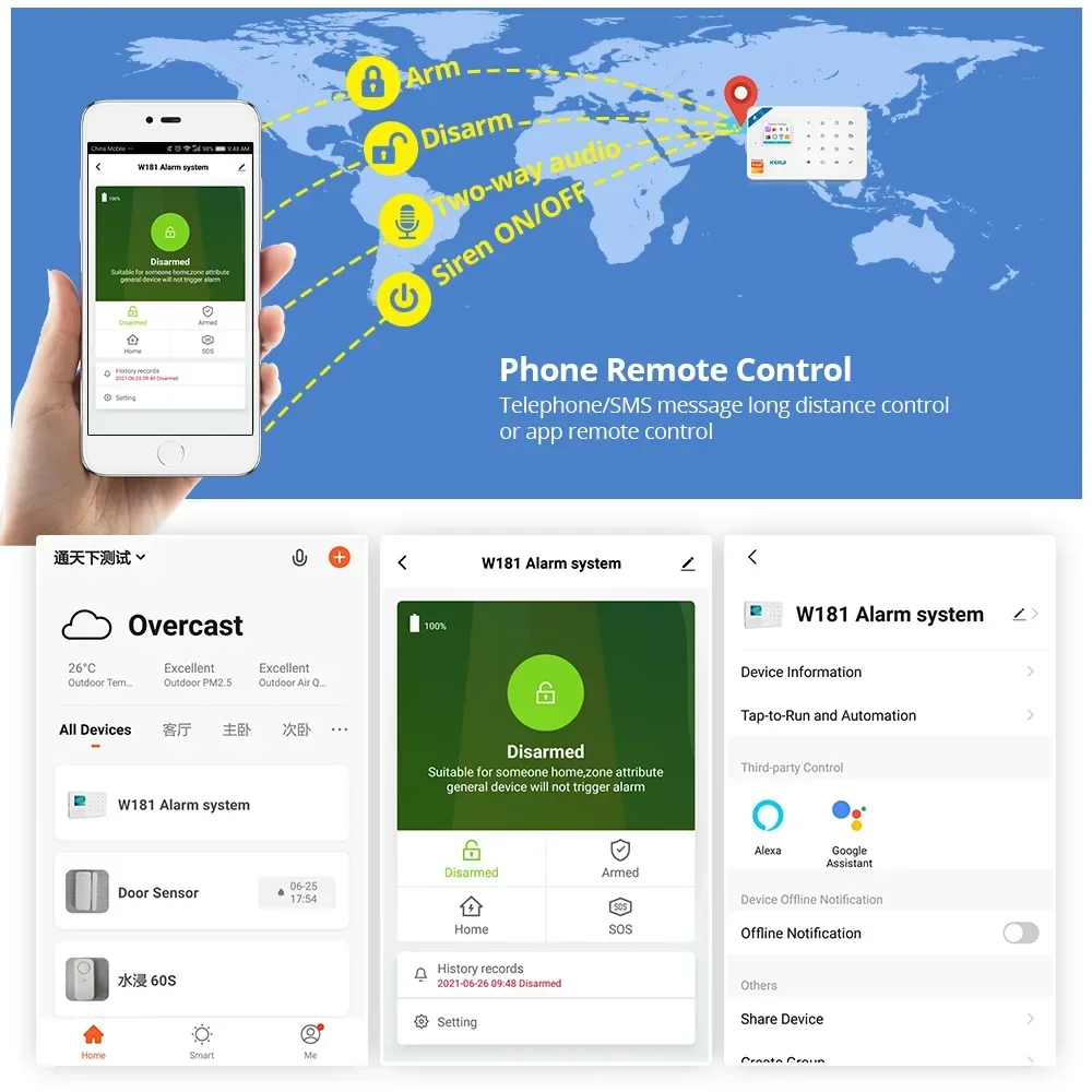 KERUI W181 Tuya Smart APP Home - Home Security Wireless Cameras recension och pris