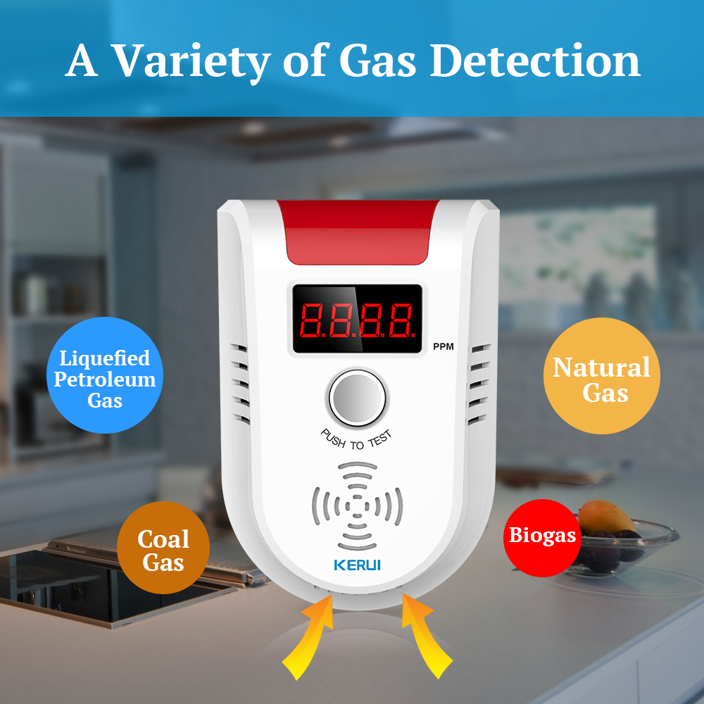 KERUI GD13 LPG GAS Detector Al - Home Security Equipment recension och pris