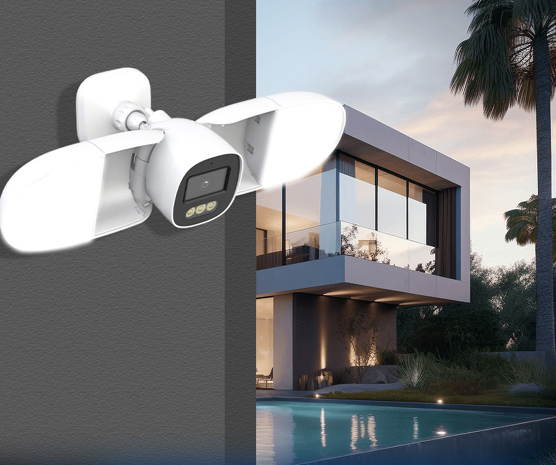 Full Color 4MP iCsee APP Flood - Home Security Flood Lights recension och pris
