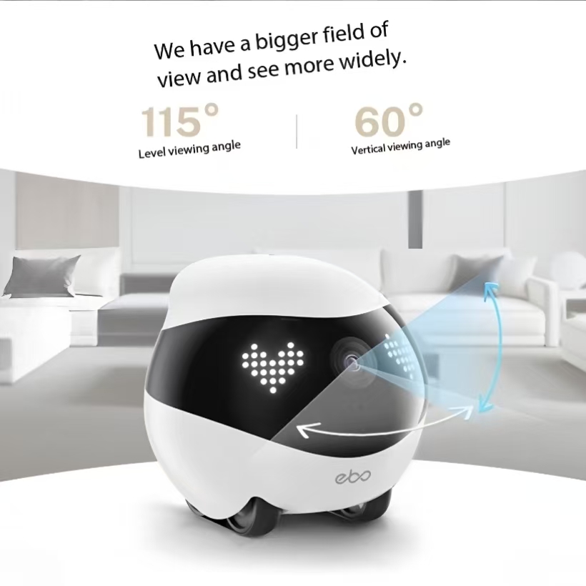 Enabot EBO AIR 2 Companion Rob - Home Security Robot Dog recension och pris