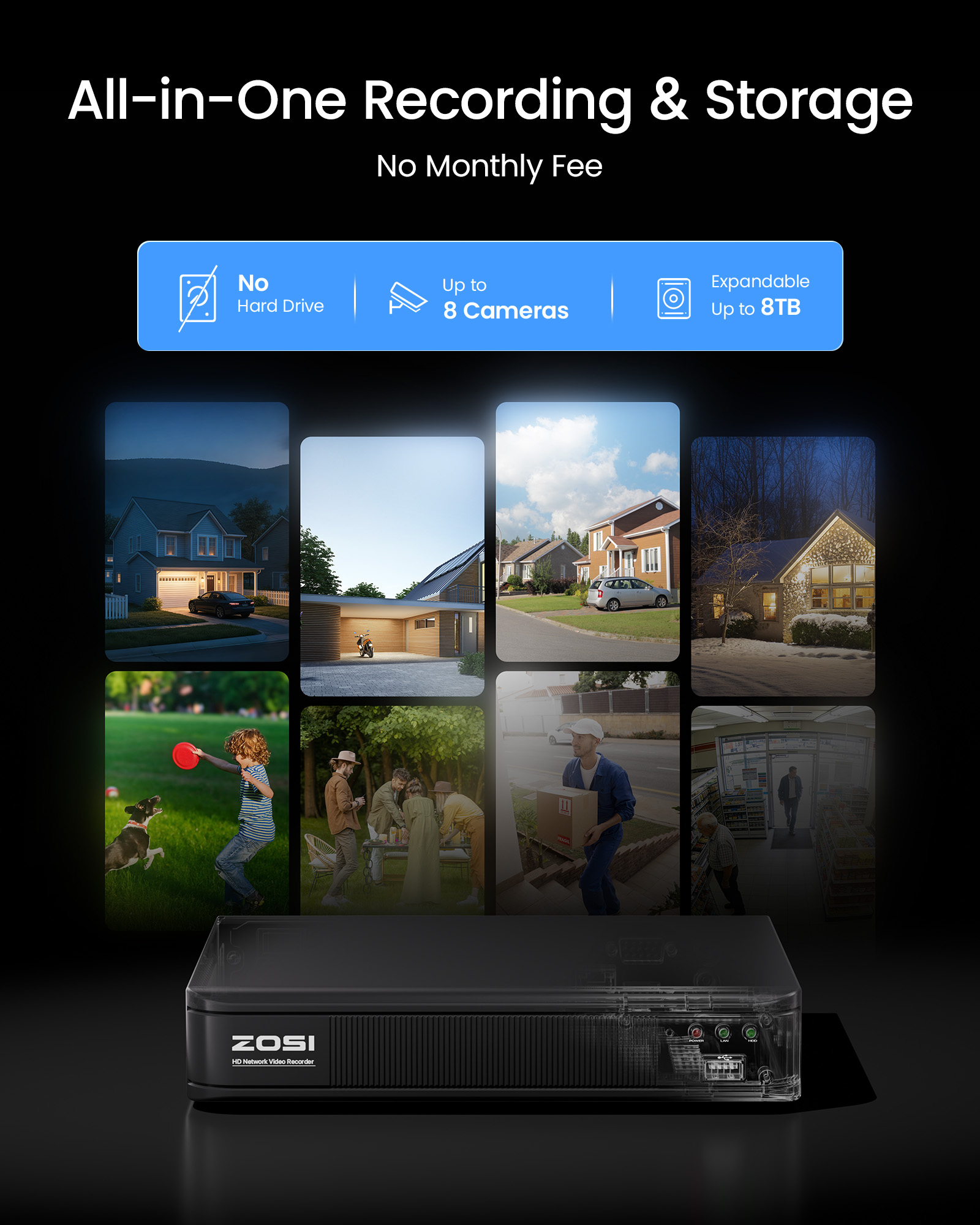 ZOSI 3K Lite Wired CCTV Securi - Home Security And Camera System recension och pris