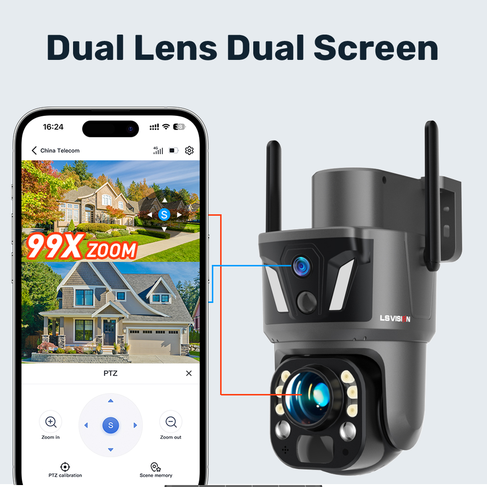 LS VISION 4K 8MP Outdoor Home  - Home Security Outdoor Camera System recension och pris