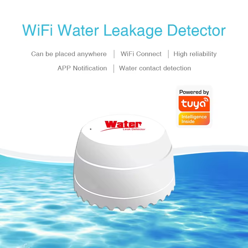 Tuya WiFi Water Leak Detector  - Home Security Equipment recension och pris