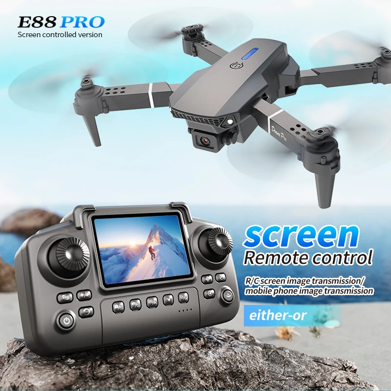 Professional E88 PRO Drone wit - Home Security Cameras Outdoor recension och pris