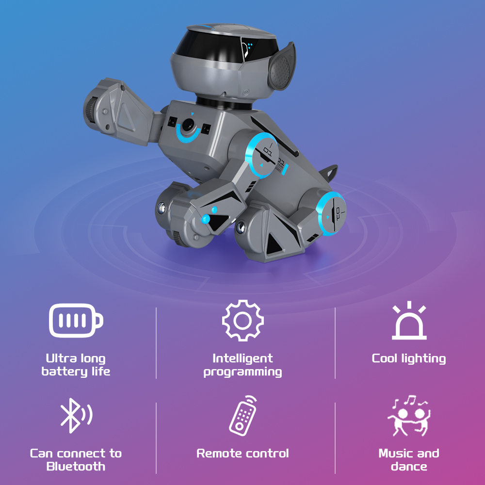 Smart Robot Dog Toy Bluetooth  - Home Security Robot Dog recension och pris