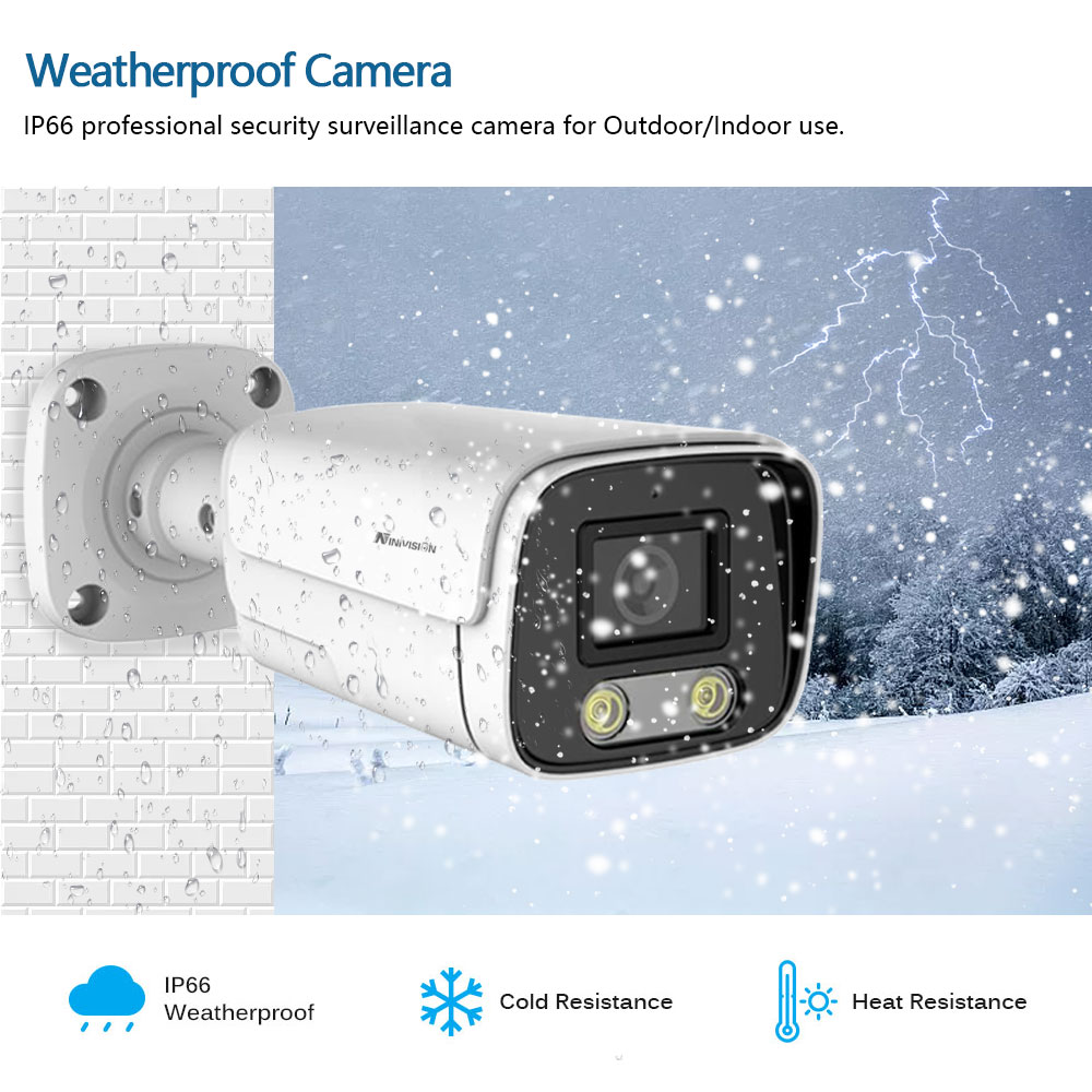 10CH 8MP HD Video Surveillance - Home Security Outdoor Camera System recension och pris
