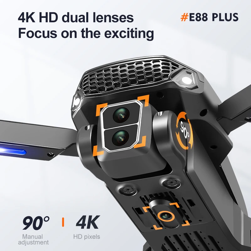 New E88 Plus Quadcopter Drone: - Home Security Cameras Outdoor recension och pris