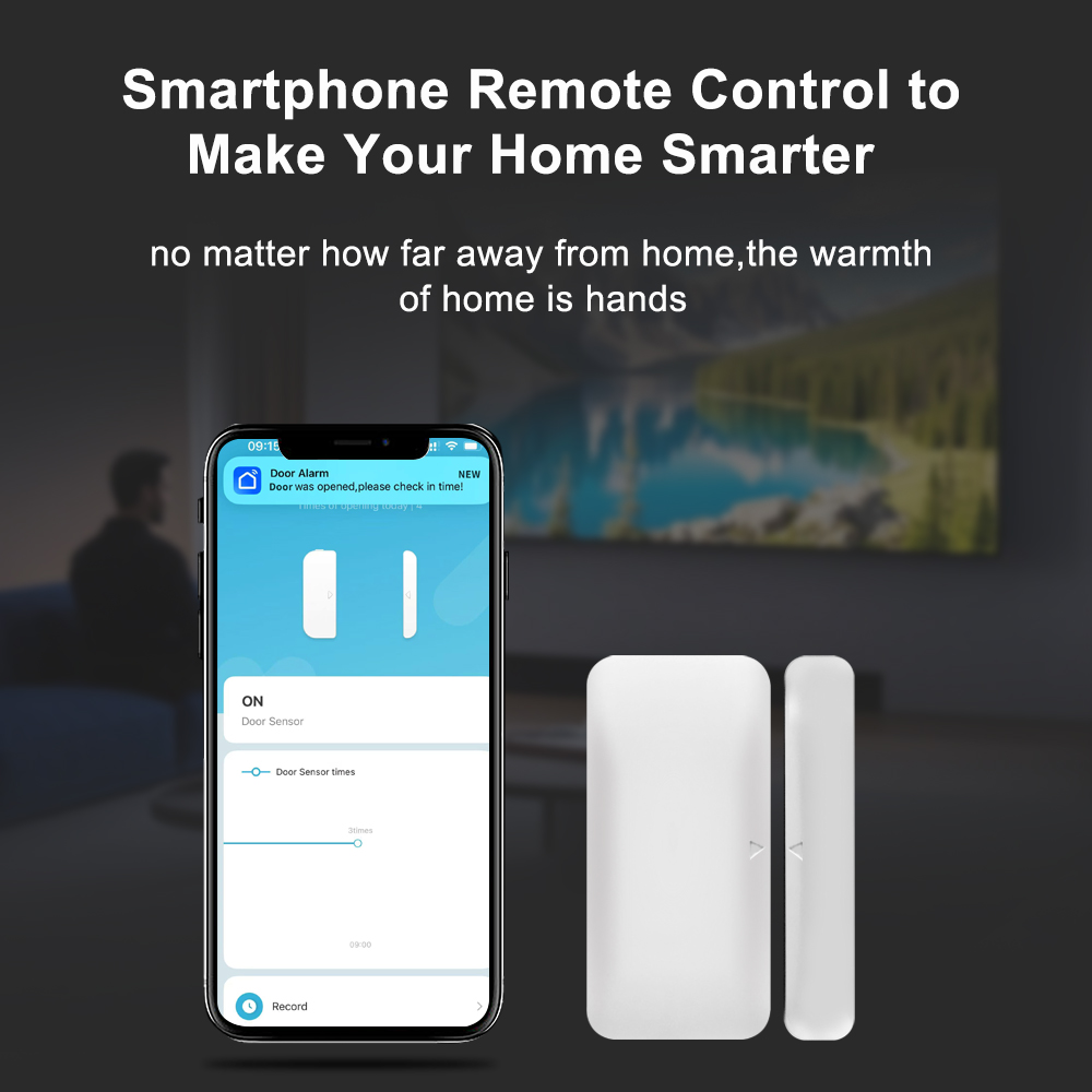 Tuya Zigbee Wireless Door Wind - Home Security Equipment recension och pris