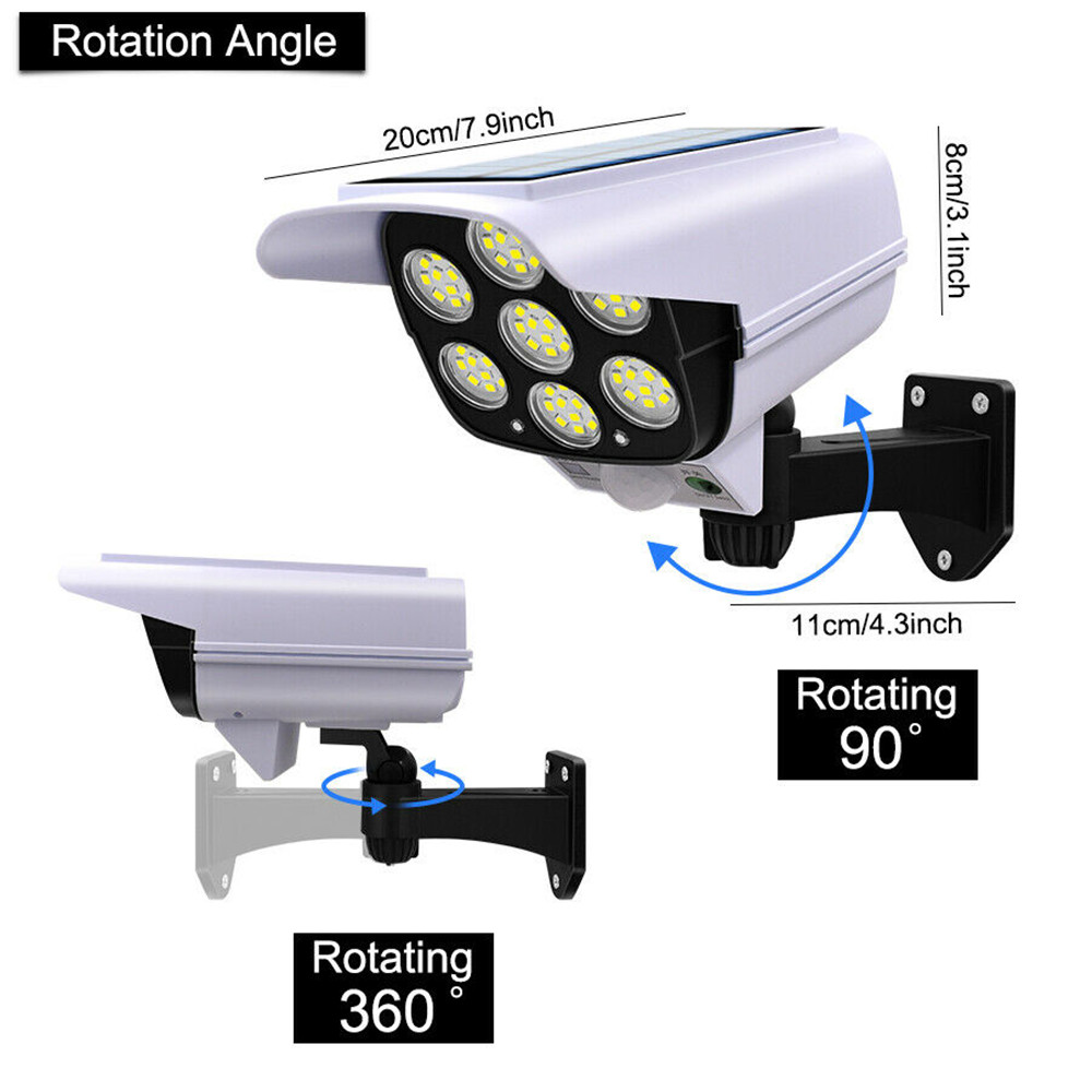 Outdoor Solar Light Motion Sen - Home Security Flood Lights recension och pris