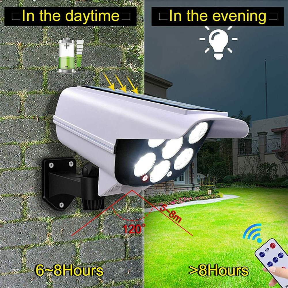 Outdoor Solar Light Motion Sen - Home Security Flood Lights recension och pris