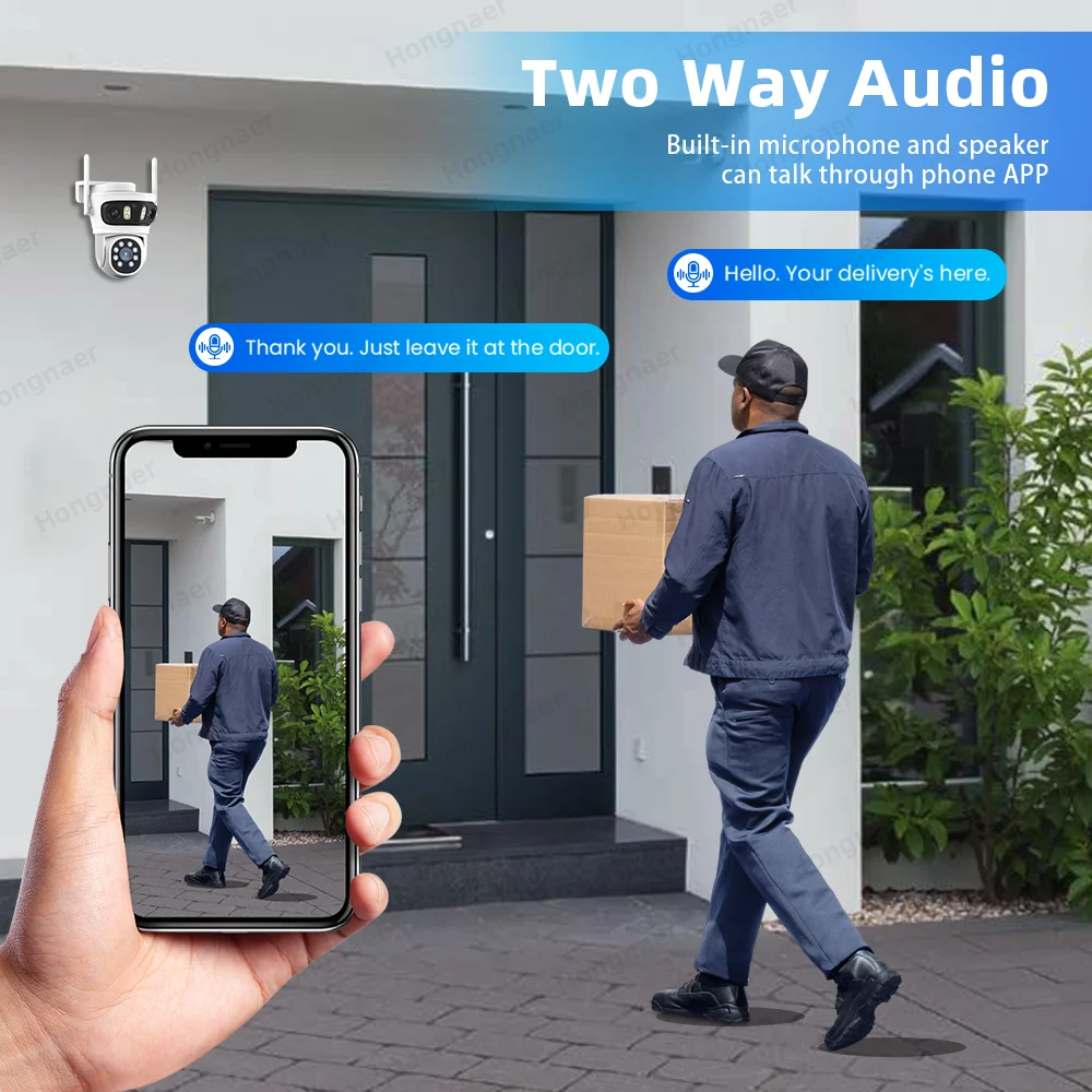 2026 Hongnaer 6MP 4CH 3 Lens 2 - Home Security Wireless Cameras recension och pris