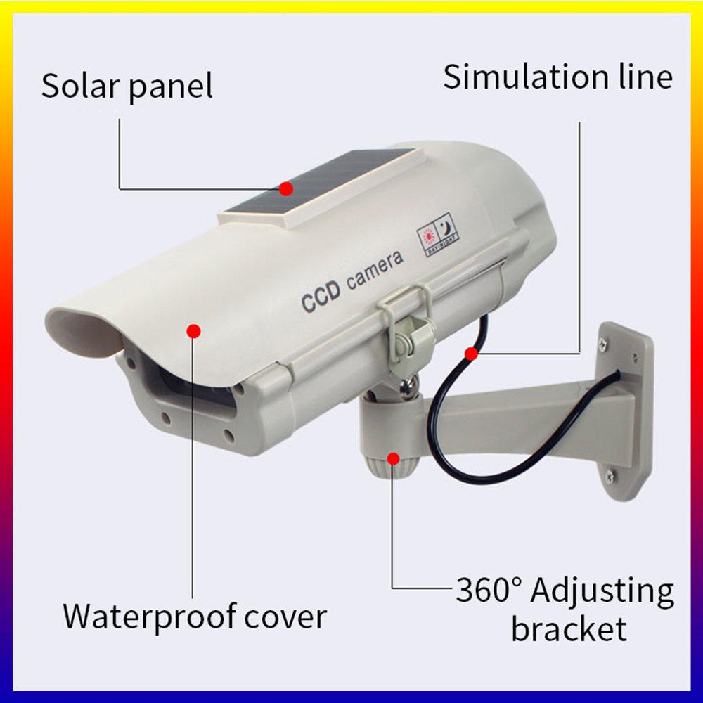 Simulation Solar Camera Waterp - Home Security Beams recension och pris