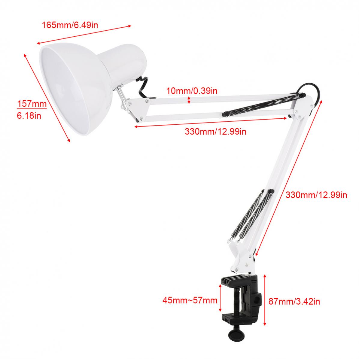 Swing Arm Desk Eye Protection  - Home Security Beams recension och pris