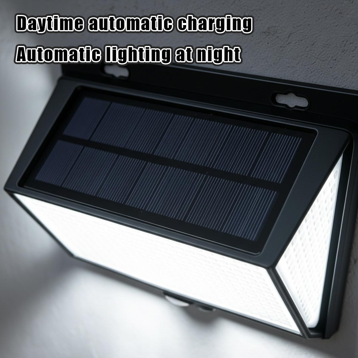 3-Sided LED Wall Light Auto On - Home Security Flood Lights recension och pris