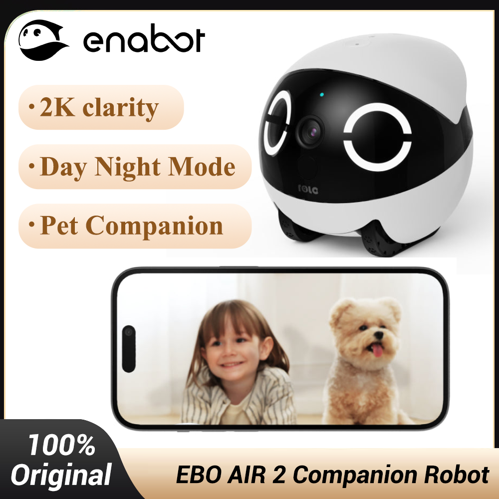 Enabot EBO AIR 2 Companion Rob - Home Security Robot Dog recension och pris