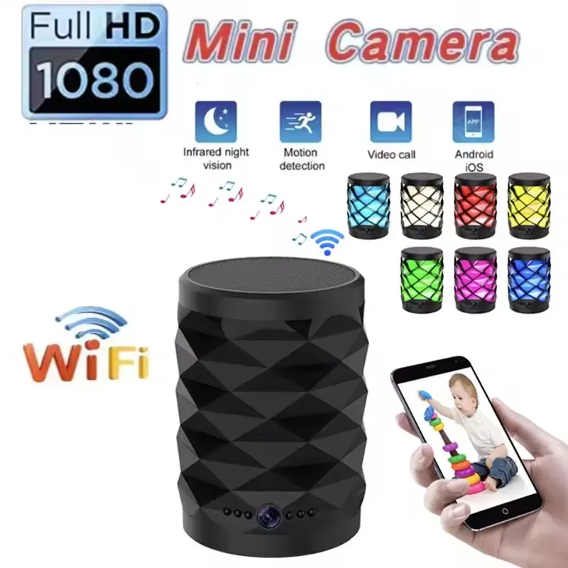 HD Mini Wifi Camera Bluetooth  - Home Security Flood Lights recension och pris