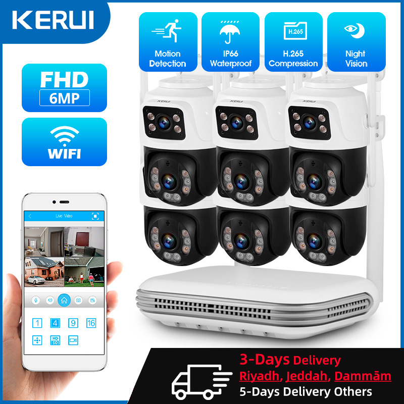 KERUI Waterproof 6MP HD Wirele - Home Security And Camera System recension och pris