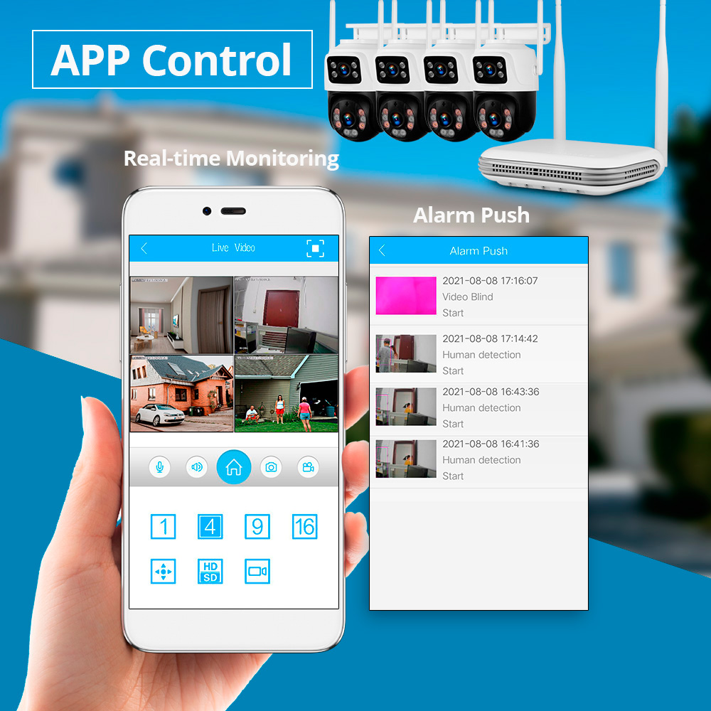 KERUI Waterproof 6MP HD Wirele - Home Security And Camera System recension och pris
