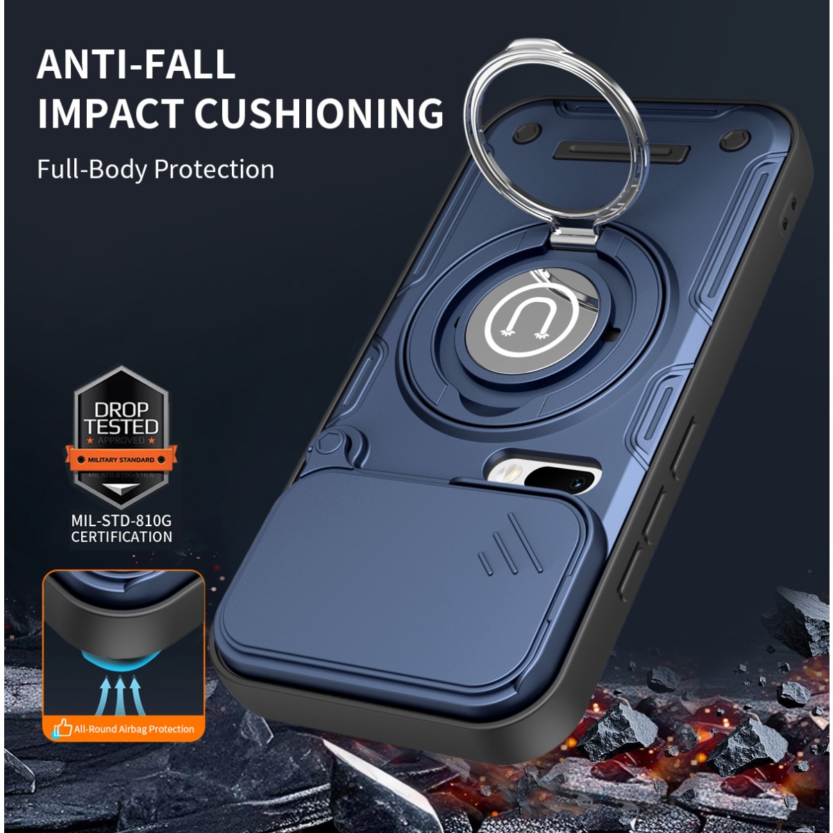 Shockproof 360° Rotatable Magn - Xiaomi Home Security 360 recension och pris