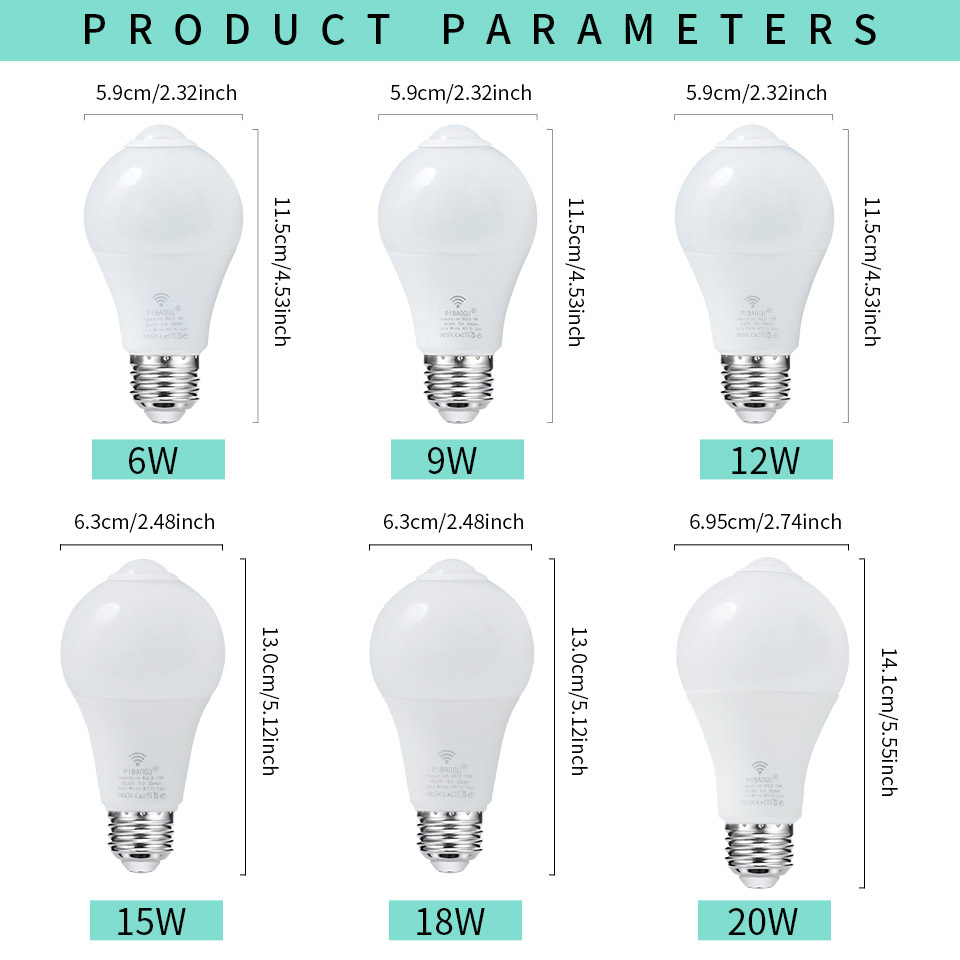 2PCS LED Bulb Light Bulb With  - Home Security Beams recension och pris