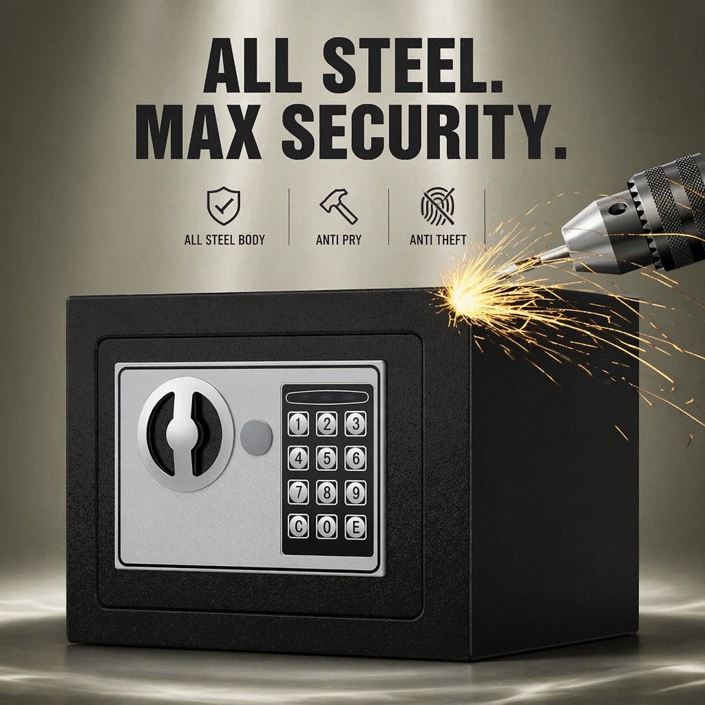 All Steel Electronic Digital K - Home Security Installation recension och pris