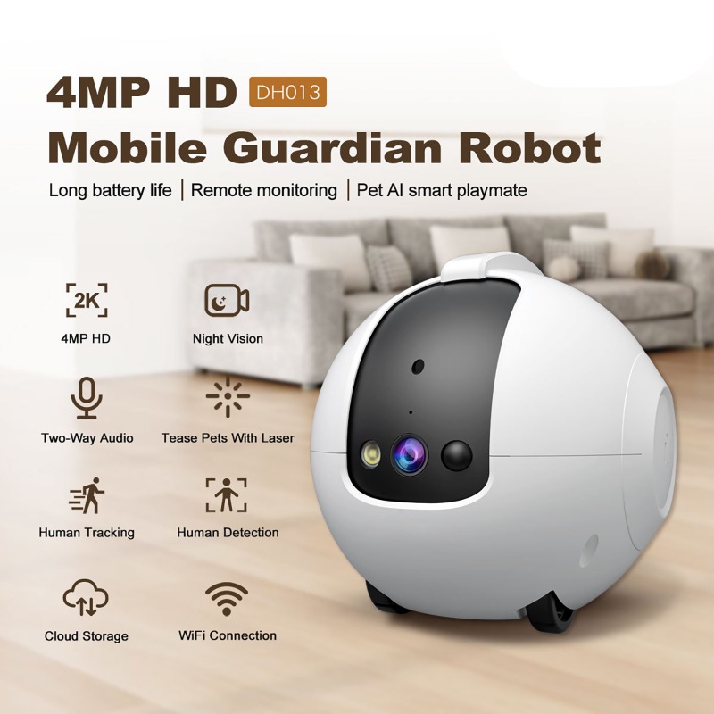 Home Care Security Camera Mobi - Home Security Robot Dog recension och pris