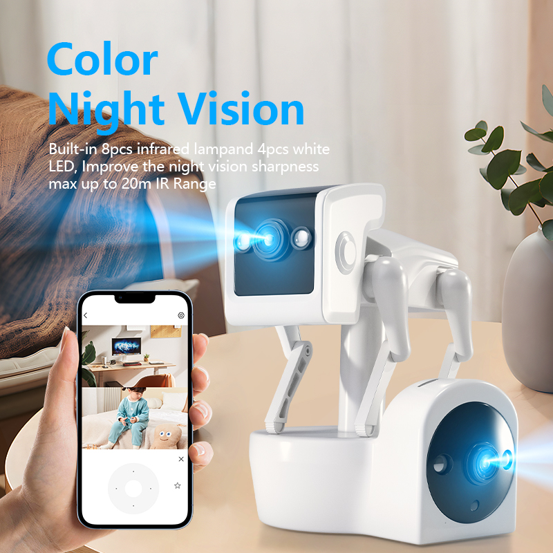 1080P 5G Dual Lens Robot Dog C - Home Security Robot Dog recension och pris