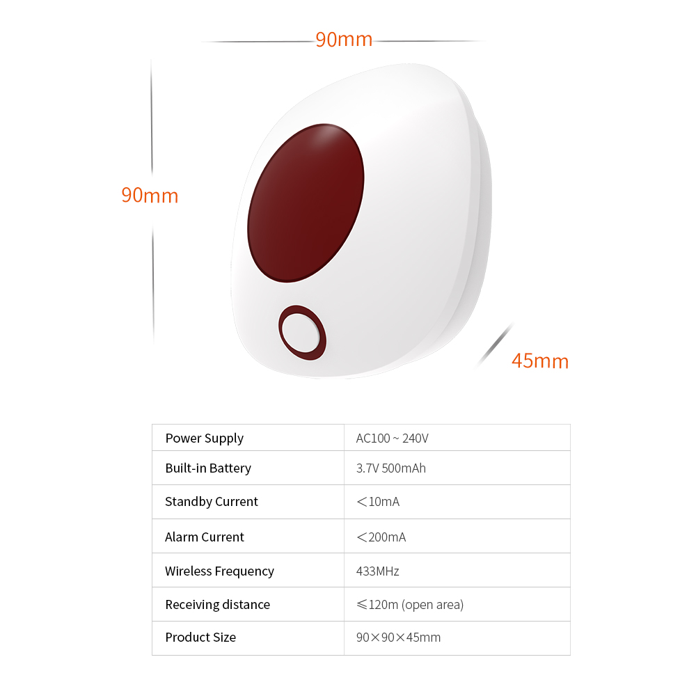 Staniot Indoor Wireless Siren  - Home Security Equipment recension och pris