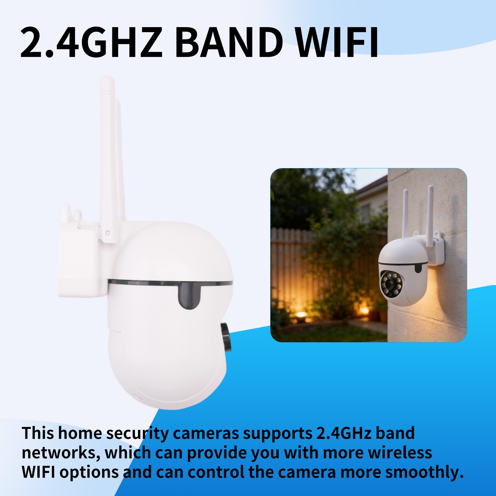 DT23 1080P WiFi Security Camer - Home Security Flood Lights recension och pris