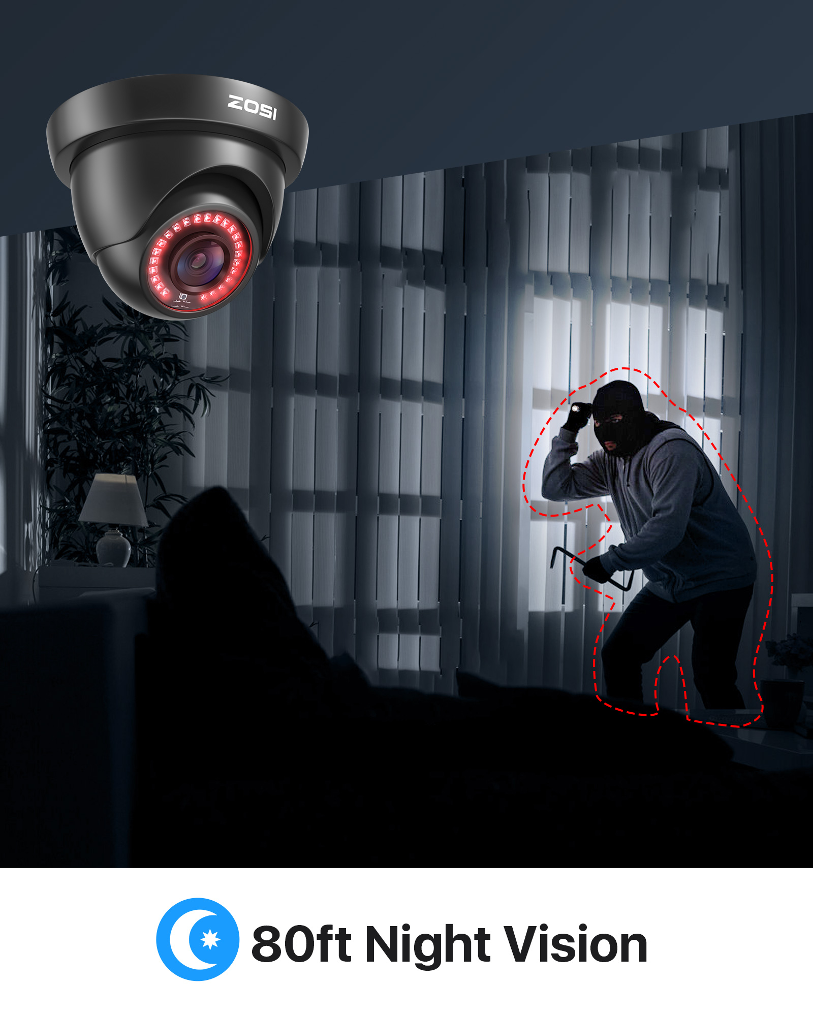 ZOSI 2.0MP HD 1080P CCTV Secur - Home Security And Camera System recension och pris