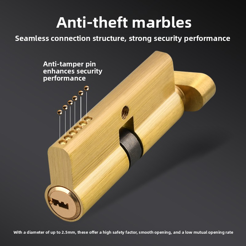 Door Cylinder Lock Biased 70mm - Home Security Installation recension och pris
