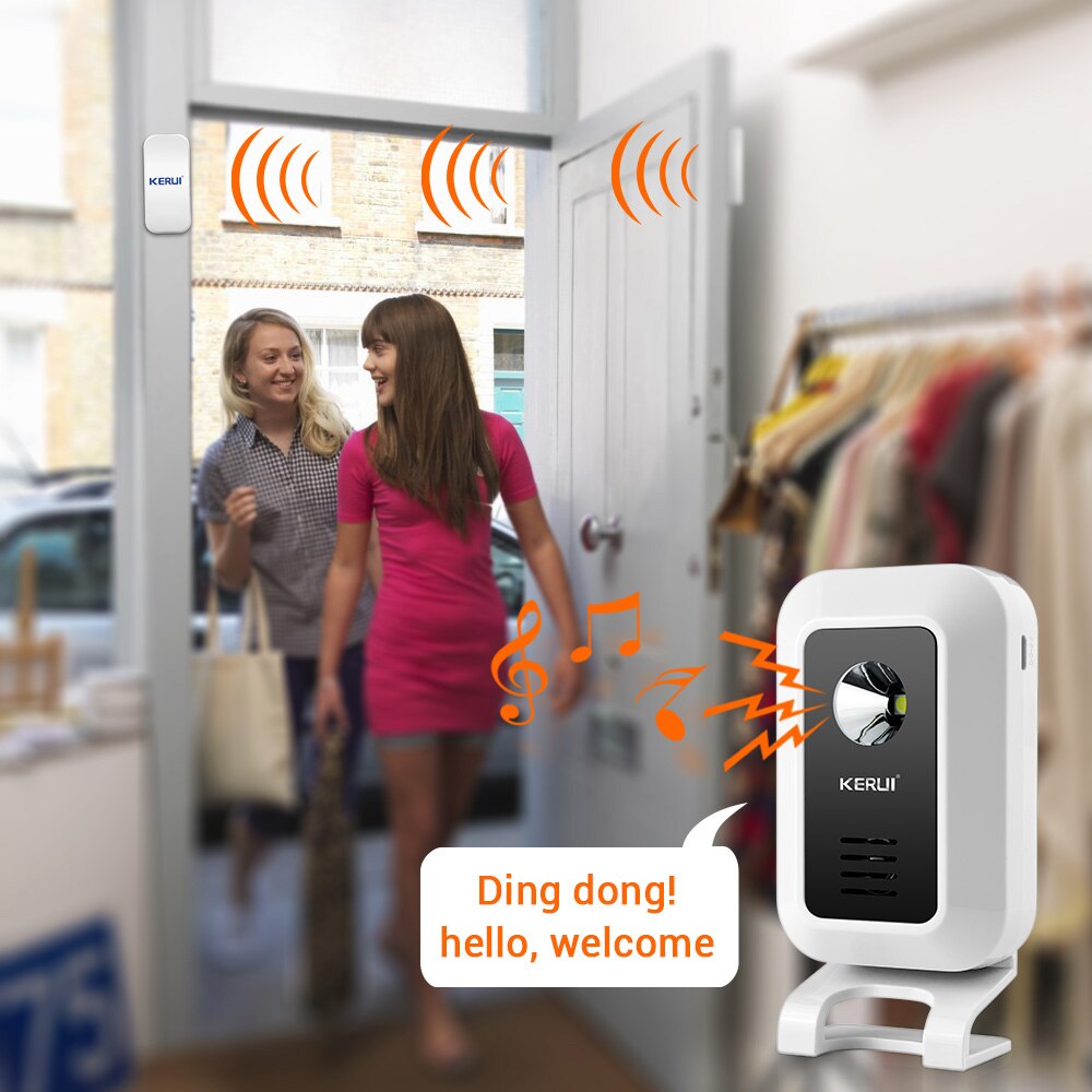 KERUI M7 Welcome Motion Sensor - Home Security Beams recension och pris