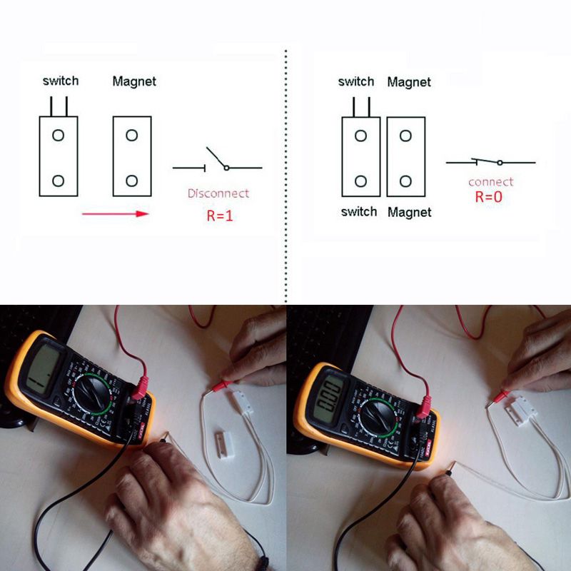 1/2/3/4/5/10/20PCS MC-38 Wired - Home Security Equipment recension och pris
