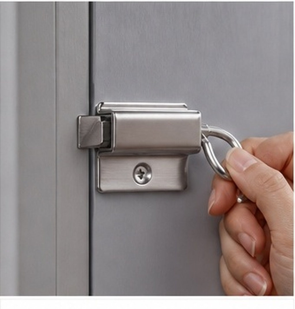 2Pcs Stainless Steel Slide Gat - Home Security Gate recension och pris