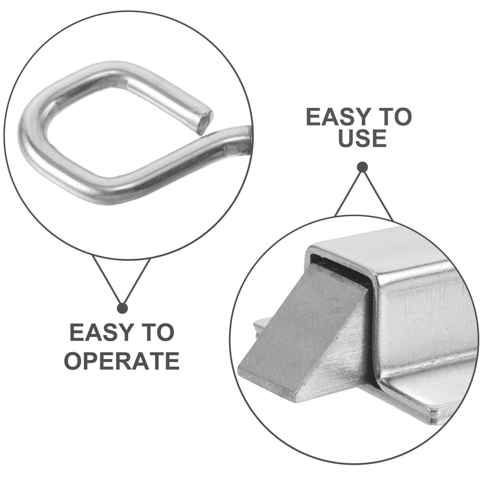 2Pcs Stainless Steel Slide Gat - Home Security Gate recension och pris
