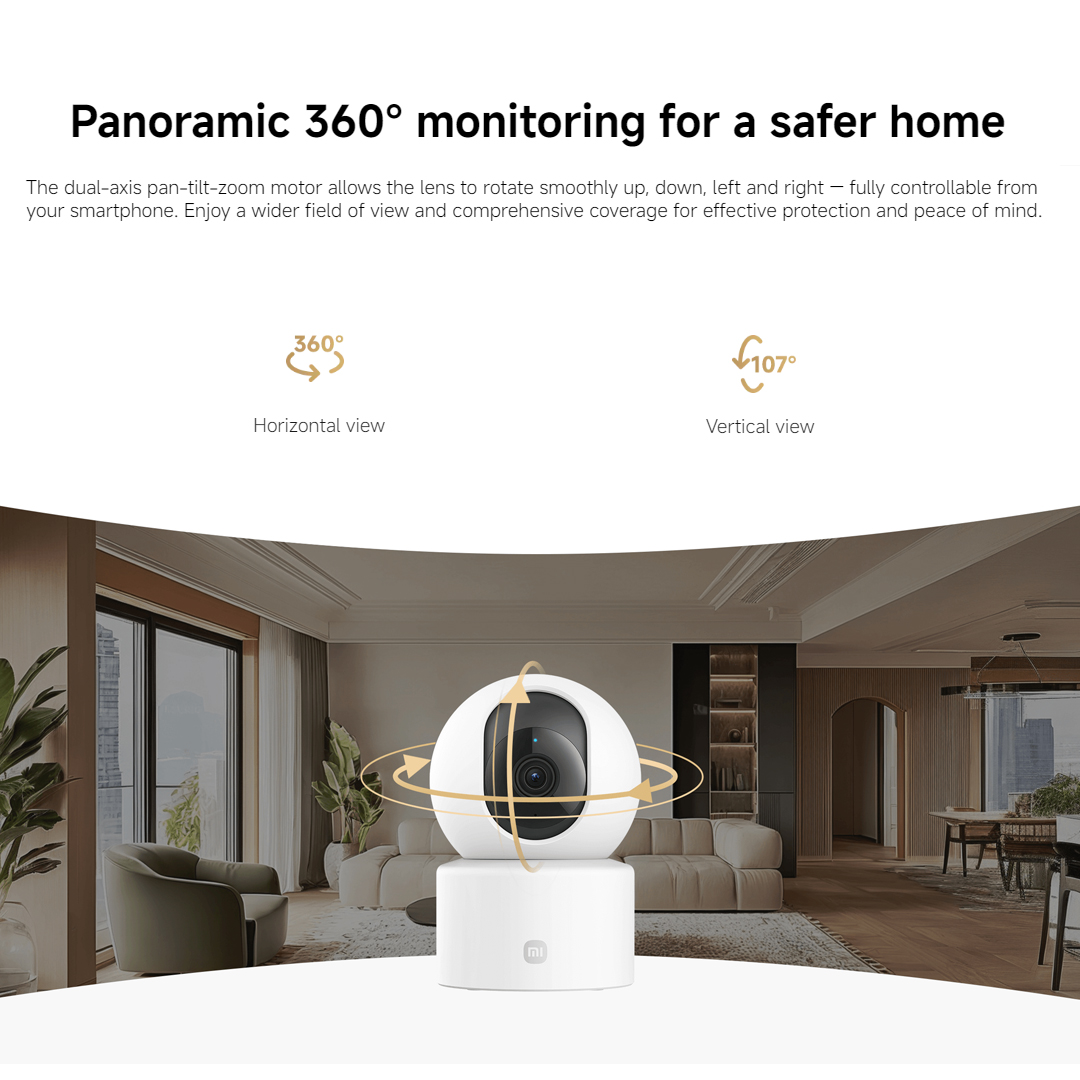 Xiaomi Smart Camera C201 1080p - Xiaomi Home Security 360 recension och pris