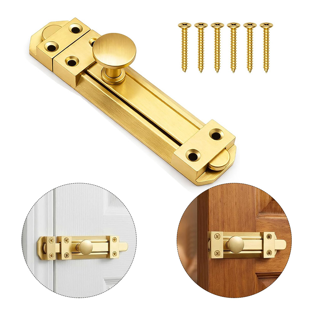 5 Inch Solid Brass Sliding Doo - Home Security Gate recension och pris