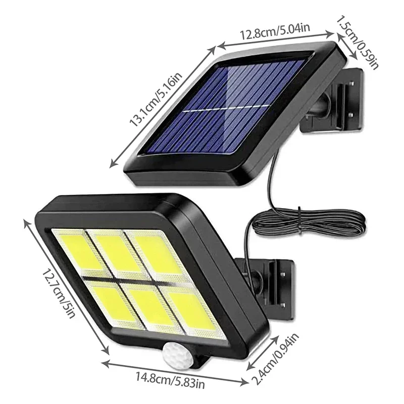 LED Solar Split Wall Lamp Outd - Home Security Flood Lights recension och pris