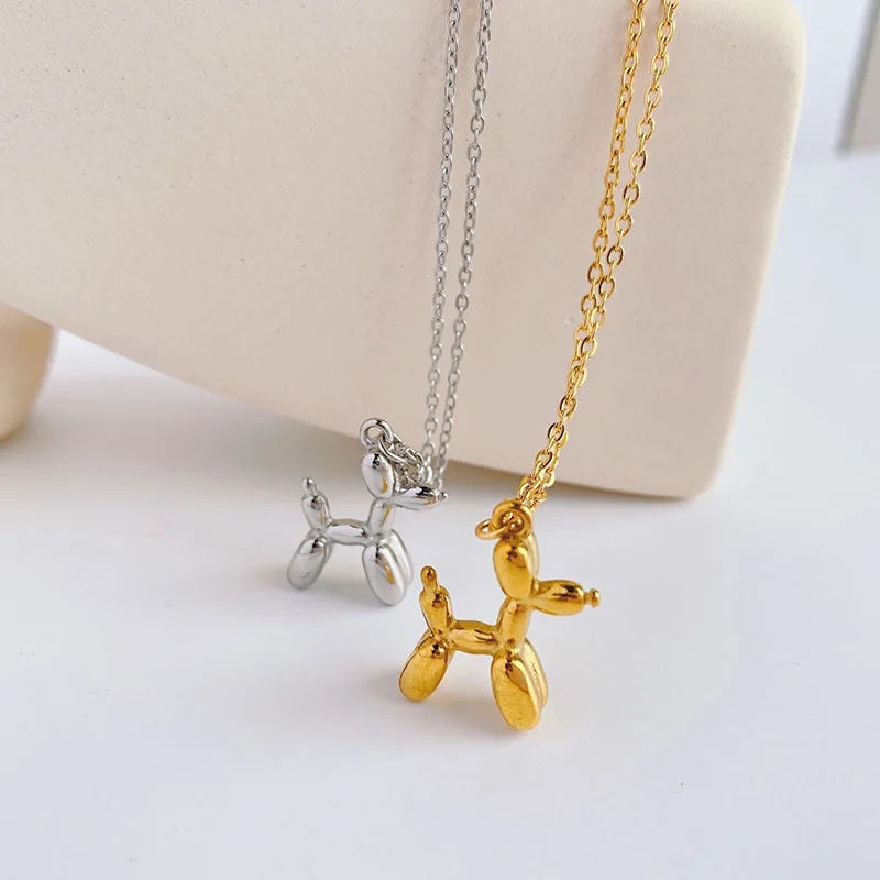 3D Balloon Dog Pendant Necklac - Home Security Robot Dog recension och pris