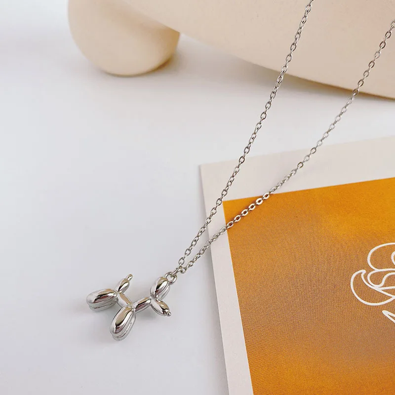 3D Balloon Dog Pendant Necklac - Home Security Robot Dog recension och pris