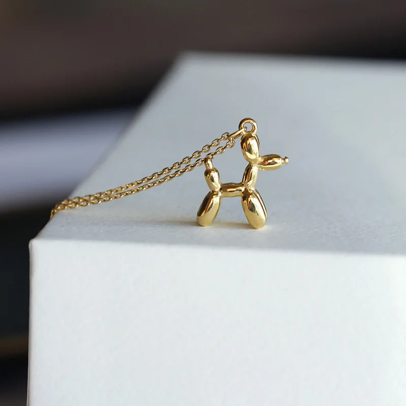 3D Balloon Dog Pendant Necklac - Home Security Robot Dog recension och pris